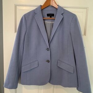 Talbots Women's Hydrangea Blue Blazer 8 EUC